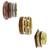 Handmade Fancy Shape Trendy Stylish Antique Gold Plated Wood Bangle Kada Set Of 4 Combo For Girls Women