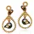 Ethnic Indiajewellery- Pair of peacock dangler pearl bali hoop earring