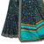 Multicolor printed cotton saree with blouse