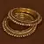Antique Gold Plated with Intricate Worked and Zircon Stone Embellished Bangles