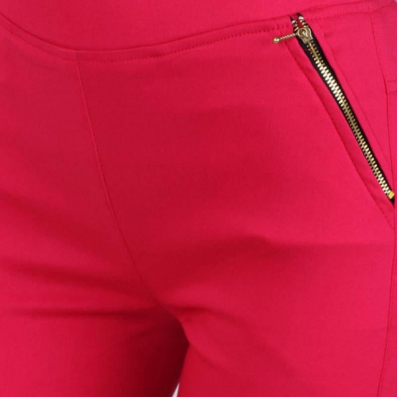 Magenta lycra cotton jeggings