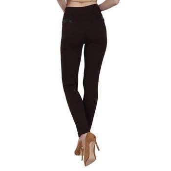 Brown lycra cotton jeggings 5