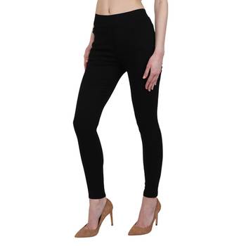 Black lycra cotton jeggings 4