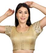 Gold Brocade Woven stitched blouse