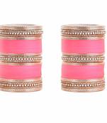 Lac Wedding Chura With Pearl Work By Leshya Rose