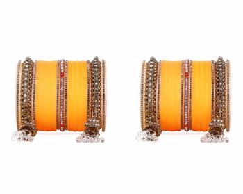 Beautiful Marriage Chura With Jhumki And Latkan By Leshya Mango 2