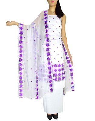 cotton phulkari suit