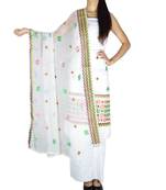 Giftpiper Unstitched Phulkari Suit Piece Cotton Silk Multicolor 1
