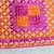 Giftpiper Unstitched Phulkari Suit Piece Cotton Silk White & Pink
