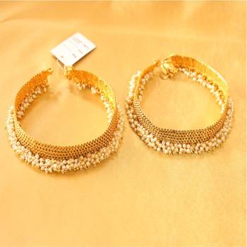 Beautiful Polki Anklet 1