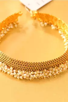 Beautiful Polki Anklet