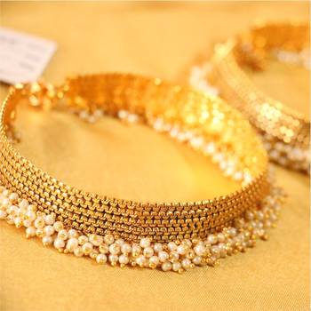 Beautiful Polki Anklet 3