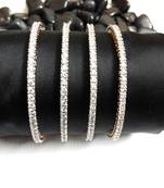 Single Line Diamond Bangle