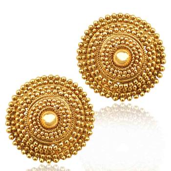 South Indian golden flower ethnic  1