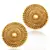 South Indian golden flower ethnic 