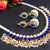 Blue Kundan Pearl Necklace Set
