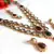 Maroon Green Double line kundan necklace set