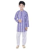 Multicolor printed cotton Kurta Pyjama For Boys