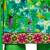 Green printed cotton salwar