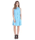 Dudhiya Colored Sleevless crepe Western Dresses