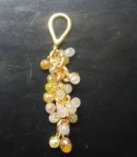 4.75Cts Beautiful Multi Color Diamond Briolette Pendant 1.500g 14K Gold