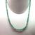 15.00 Cts Natural Blue Rough Diamond Beads Necklace 16" inches long 925 Clasp