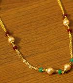Multicolour Gold Look Necklace