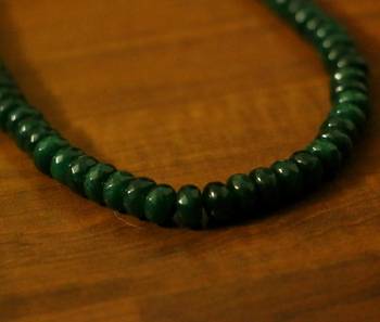 Green Onyx Single Line Necklace 3