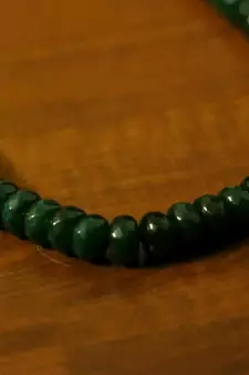 Green Onyx Single Line Necklace