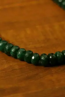 Green Onyx Single Line Necklace