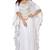 Glamorous White Arabian Designer Kaftan