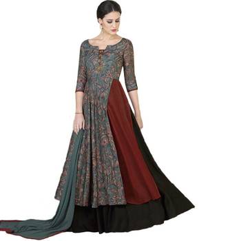 Grey Hand Woven Tussar Salwar 1