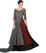 Grey Hand Woven Tussar Salwar