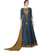 Navy Blue Anarkali Suit