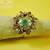 American Diamond Victorian Antique Style Adjustable Cocktail Ring