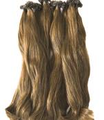 Keratin Pre-bonded Flat Tips (F) Remy Bleached Human Hair 16 inches Colour no. 36