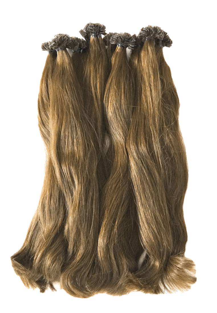 Keratin Pre-bonded Flat Tips (F) Remy Bleached Human Hair 16 inches Colour no. 36