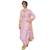 Baby pink plain cotton salwar