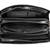 Black genuine leather formal designer laptop bags