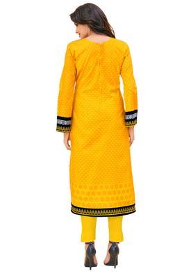 Multicolor Printed 2 Cotton Unstithced Kurti 3