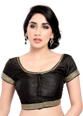 black banglory lace unstitched blouse 1