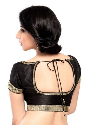 black banglory lace unstitched blouse 2