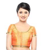 orange banglory lace unstitched blouse