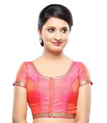 Pink Banglory Lace Unstitched Blouse