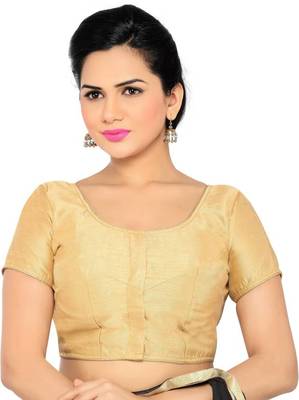 Gold Banglory Lace Unstitched Blouse 1