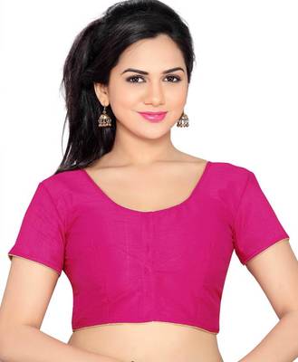 Pink Banglory Lace Unstitched Blouse 1