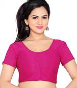 Pink Banglory Lace Unstitched Blouse