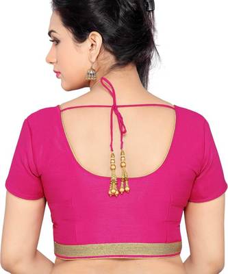 Pink Banglory Lace Unstitched Blouse 2