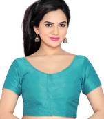 Sky Blue Banglory Lace Unstitched Blouse