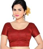 Maroon Banglory Lace Unstitched Blouse